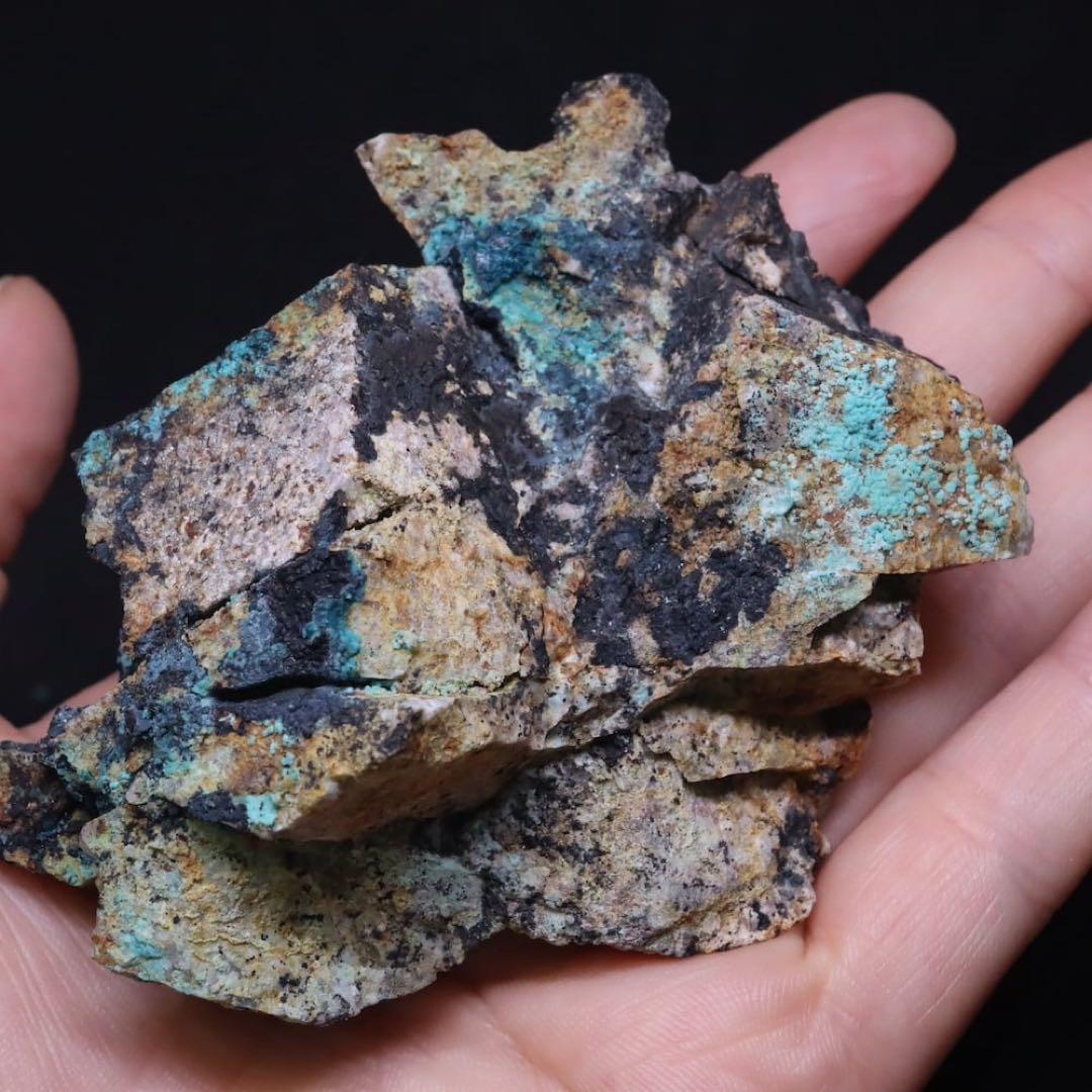 クリソコラ 珪孔雀石 孔雀石 139.8g CHS123 鉱物 原石 天然石