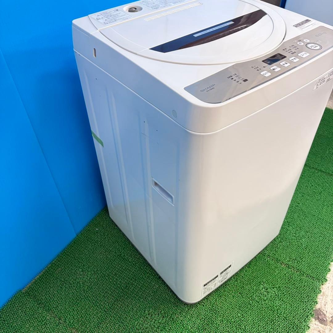 746 SHARP 極美品　6ヶ月保証付　穴無し槽　単身向け　洗濯機　冷蔵庫も有
