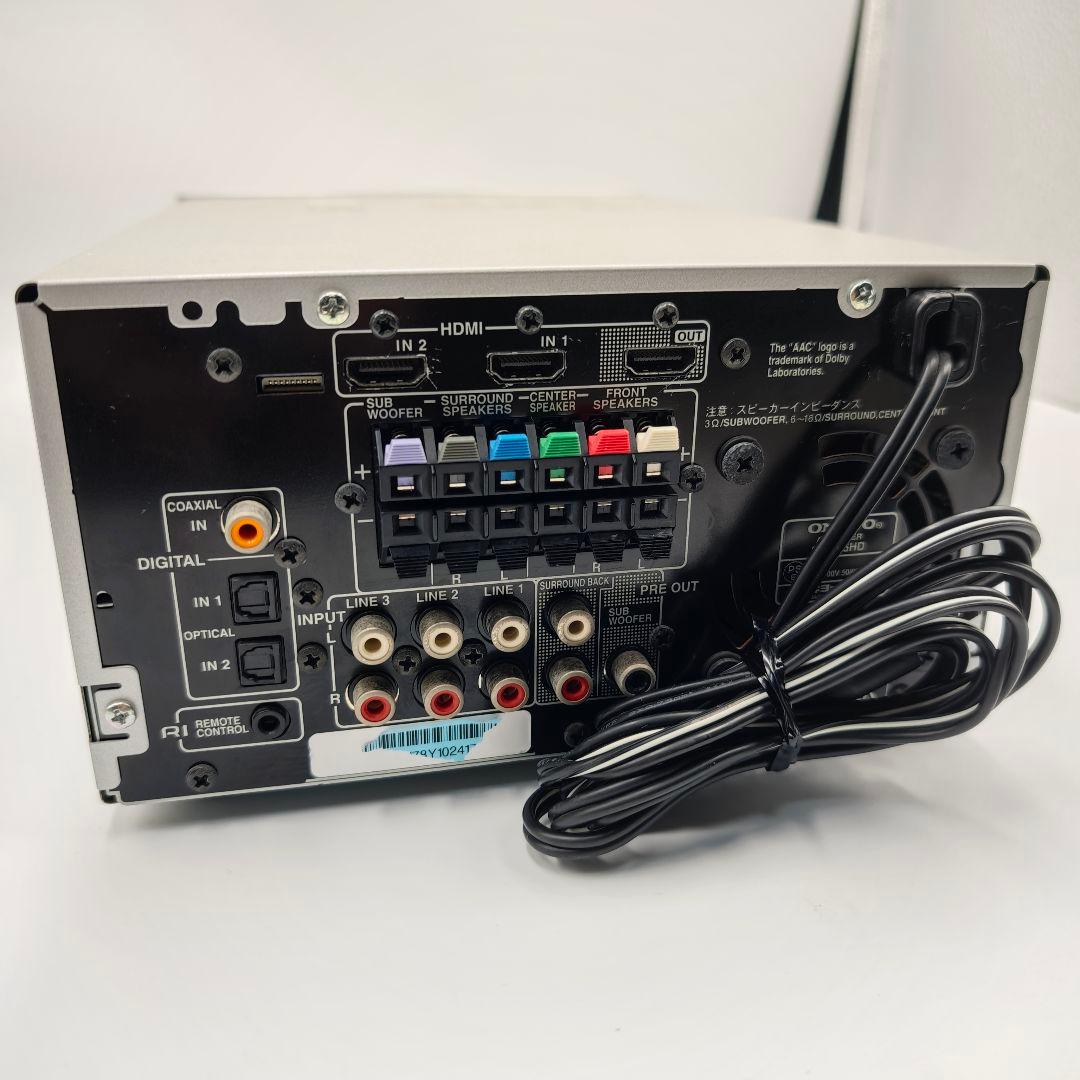 【美品・完全動作◎】ONKYO AVアンプ SA-205HD リモコン付き