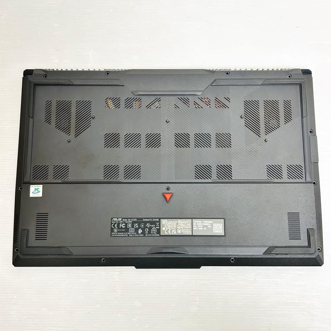Windowsノート本体 ASUS TUF Gaming A17 FA707RM R76R3060BY