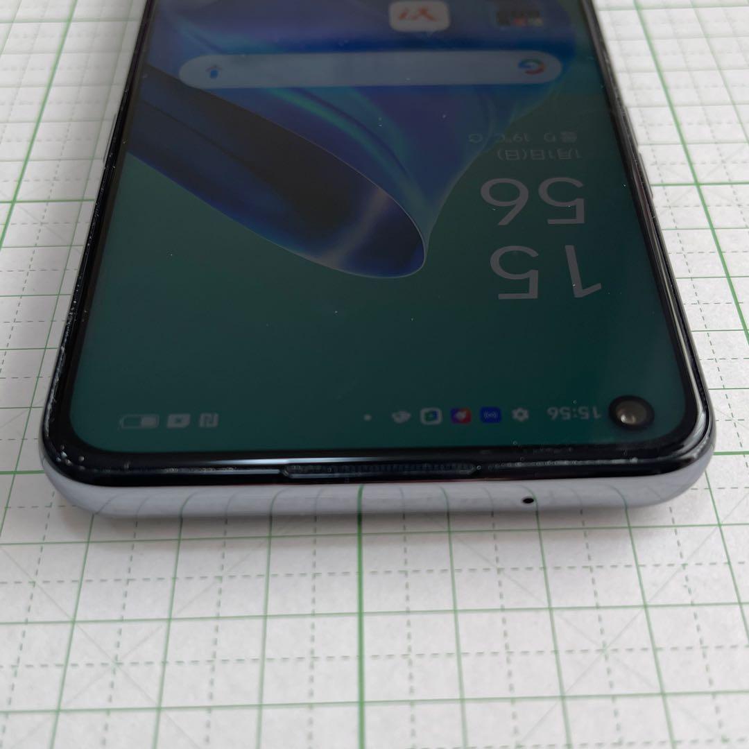 【値下歓迎ジャンク品？】OPPO Reno5 A ブラックシルバー　箱あり