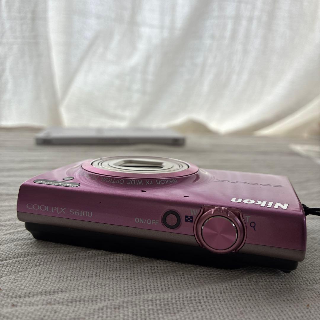 Nikon COOLPIX S6100 ピンク　動作品+充電器等付属