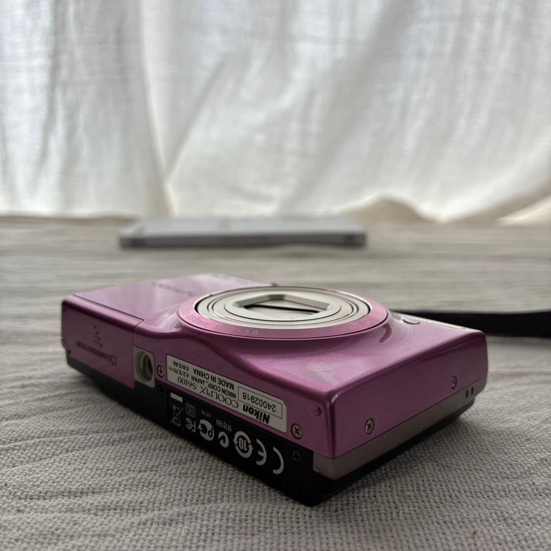 Nikon COOLPIX S6100 ピンク　動作品+充電器等付属