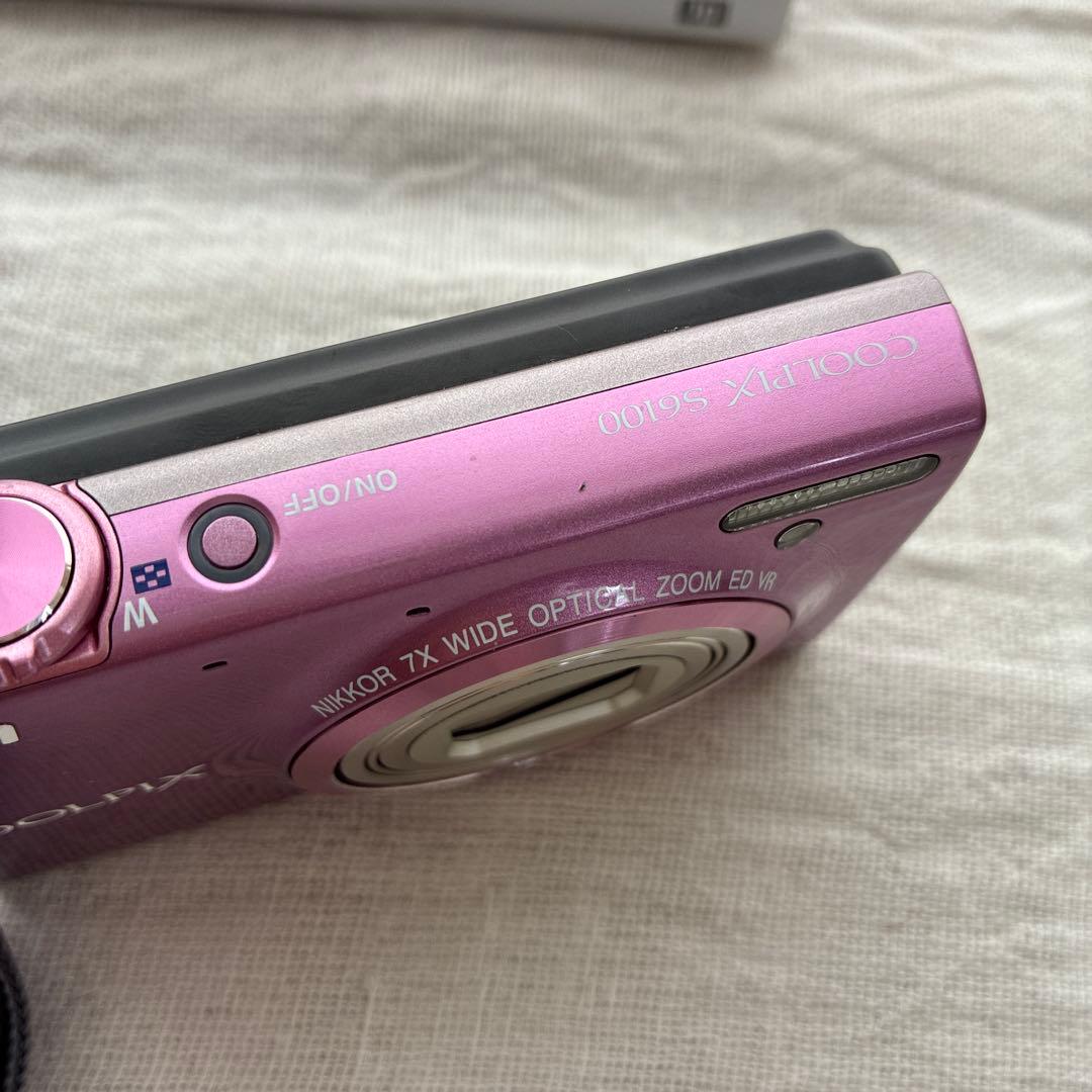 Nikon COOLPIX S6100 ピンク　動作品+充電器等付属