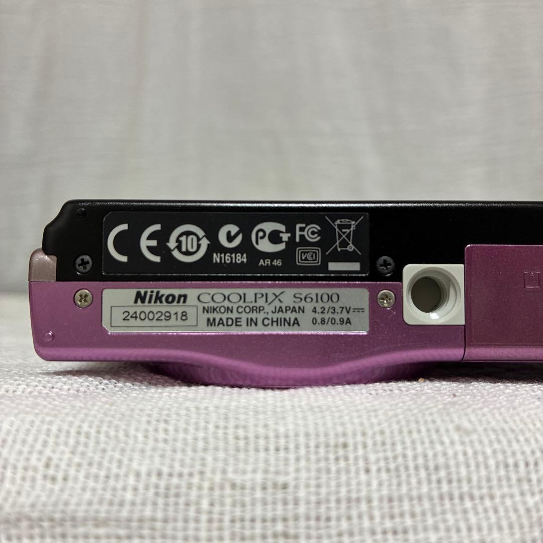 Nikon COOLPIX S6100 ピンク　動作品+充電器等付属