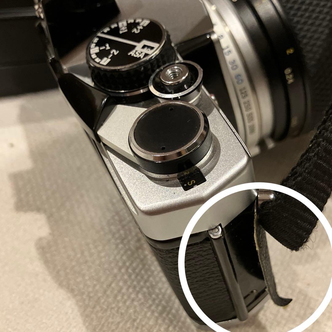 OLYMPUS OM-2N カメラ　望遠レンズ　フラッシュ　電池　動作確認不十分