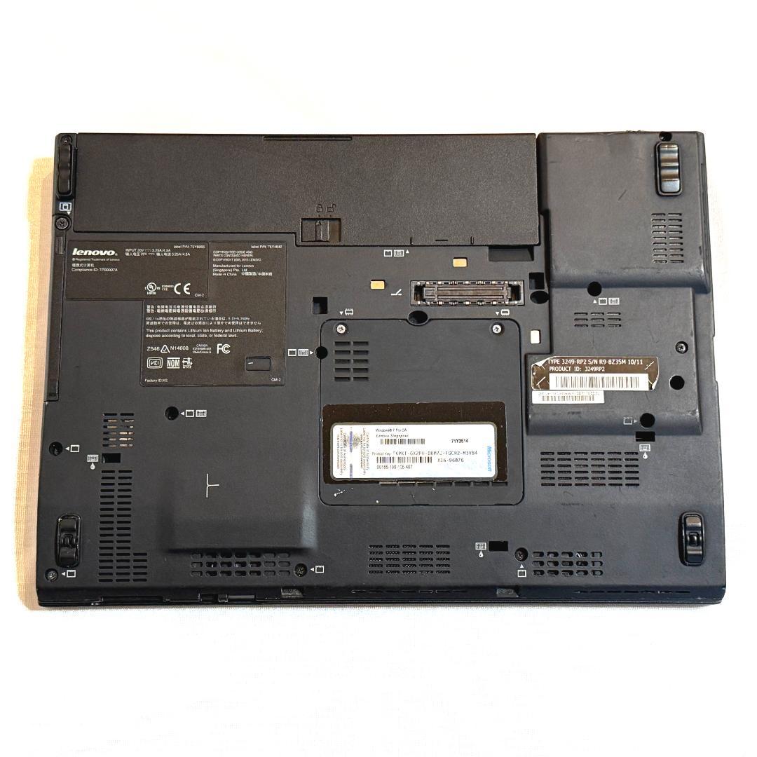 Windowsノート本体 ThinkPad X201 i7 / SSD250G/ 8GB/ Win7Pro