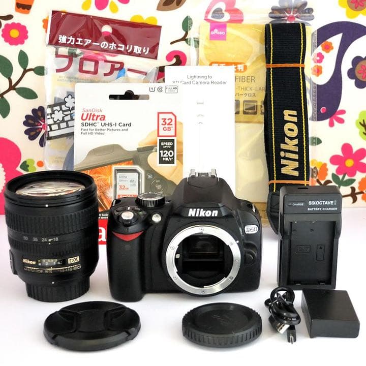 ❤️ニコンNikon D60❤️iPhone転送❤️高性能レンズ付❤️
