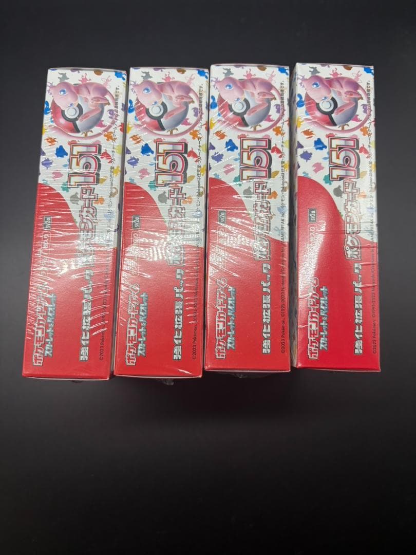 【絶版】ポケカ 151 4BOXセット シュリンク付き 新品未開封 ボックス