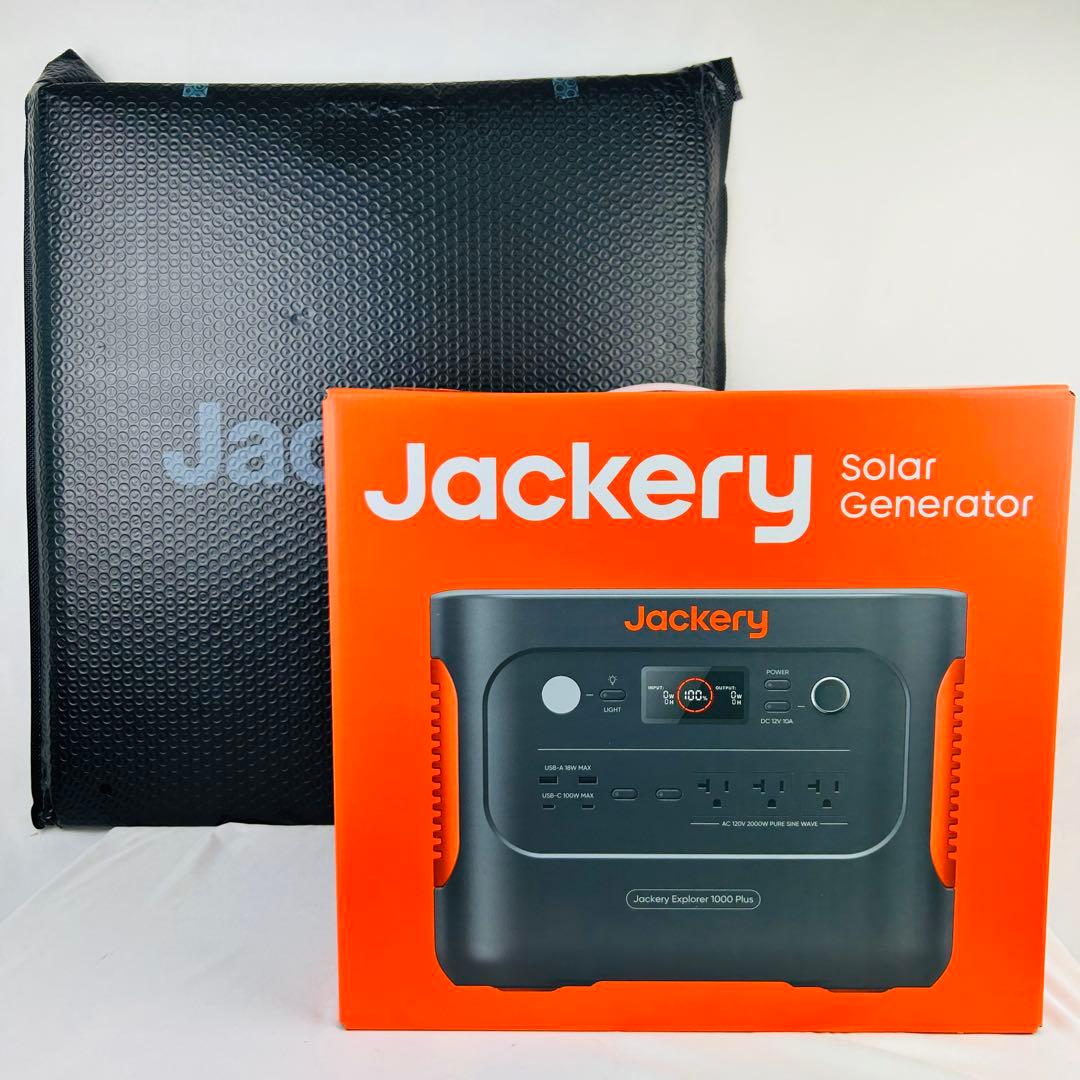 未使用　Jackery 1000 Plus ポータブル電源 ソーラーパネル