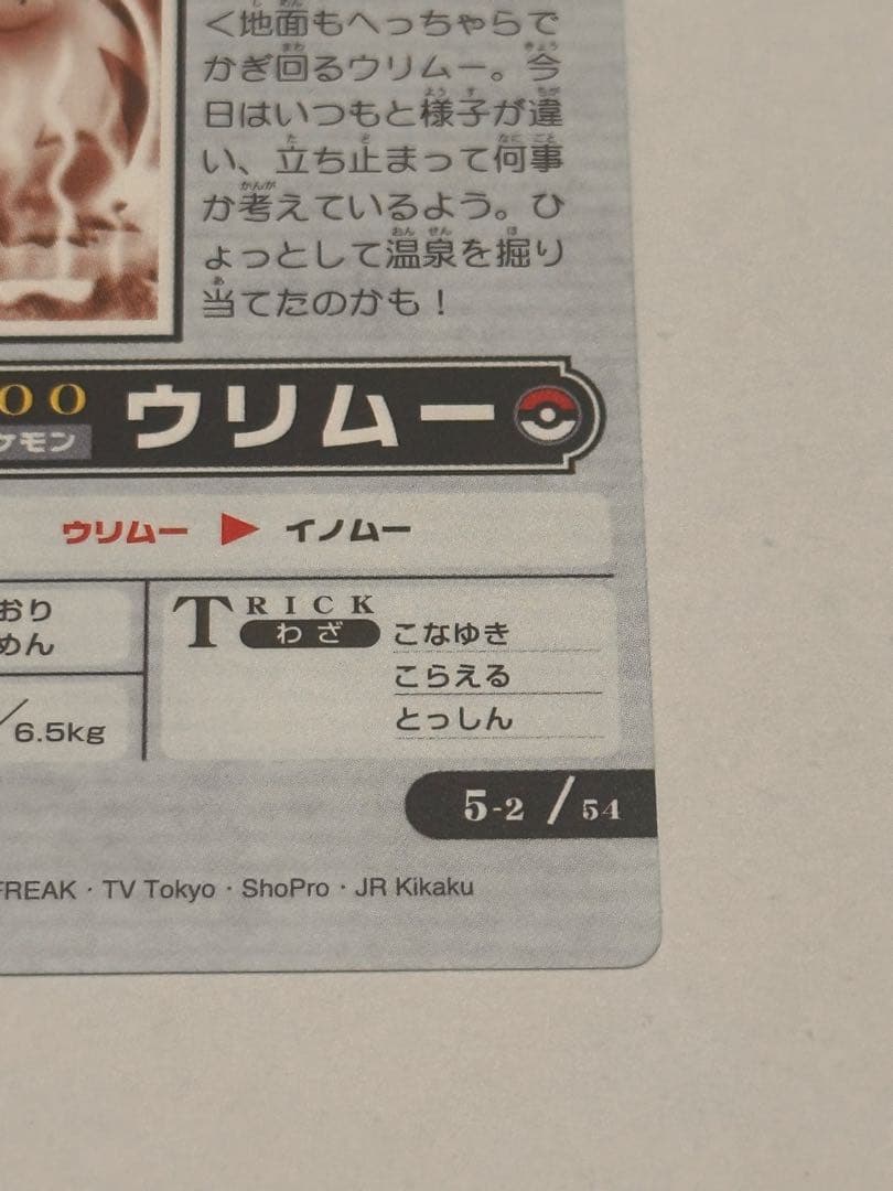 ポケモンカード「ウリムーの掘り当てたものは？」