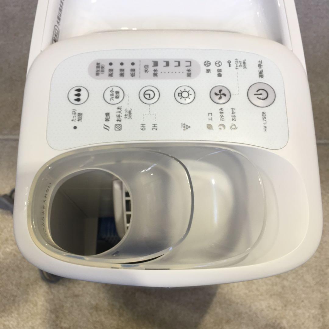 SHARP 加熱気化式加湿機　HV-L75E8-W