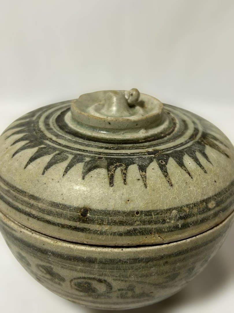 すんころく 宋胡録 タイ古美術 ふたもの