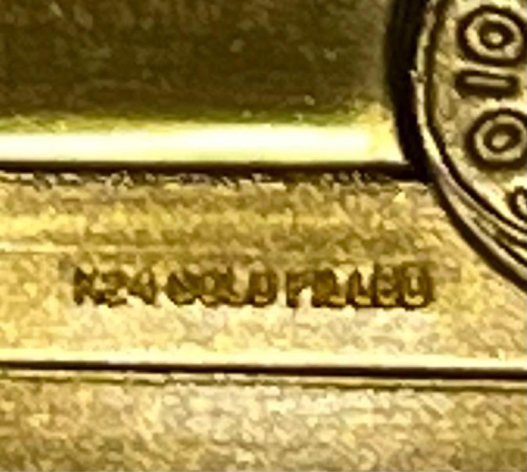 松本徽章　「K24GOLDFILLED」切手型工芸品　「アポロとソユーズ」