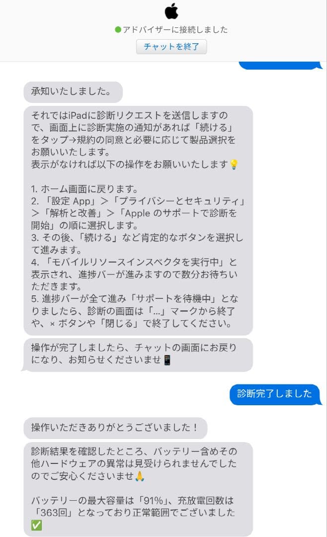 バッテリー91%【iPad mini 5世代 64GB WiFi】充放電363回