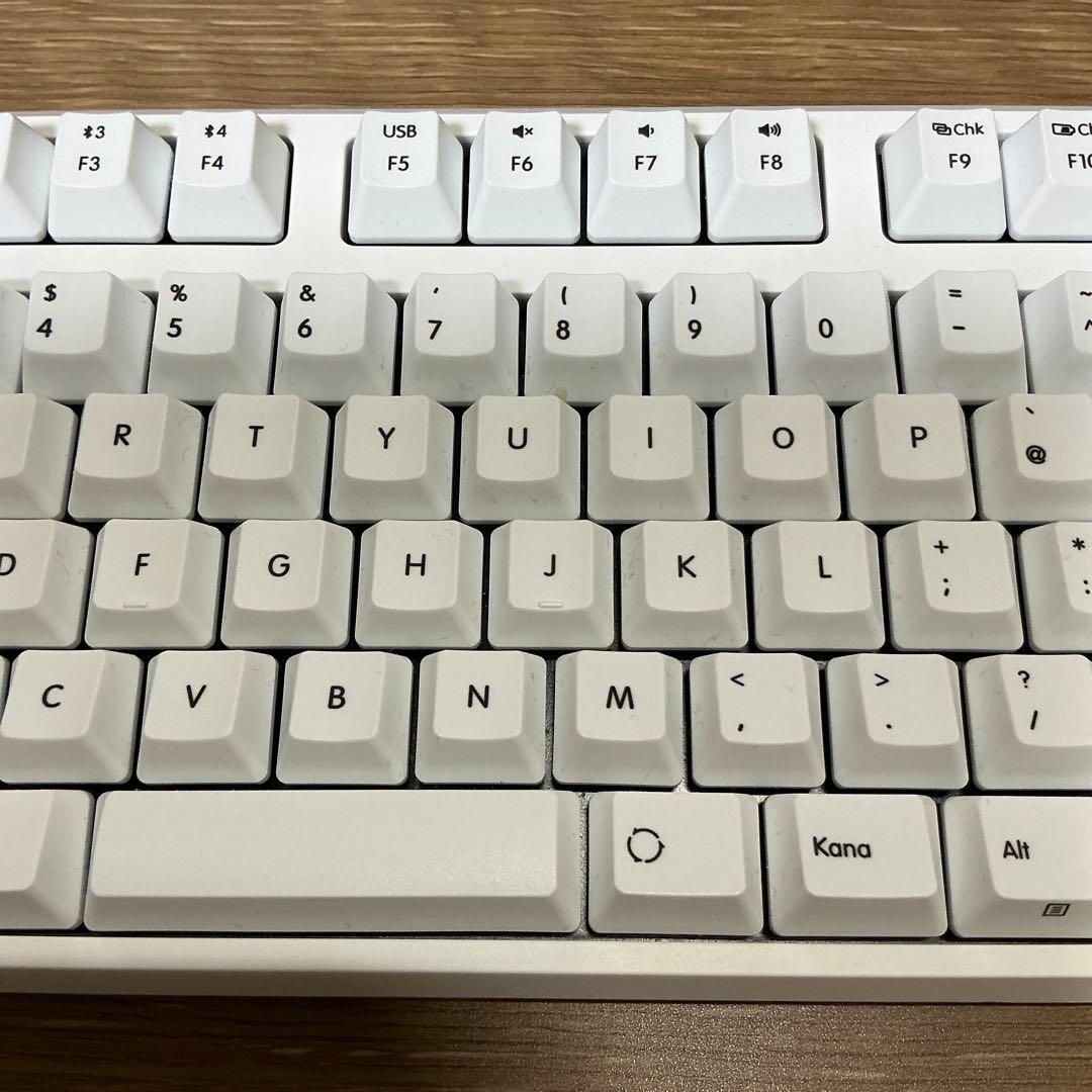 ホワイト USB接続 メカニカルキーボード
