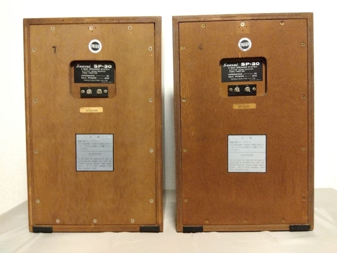 サンスイ スピーカー　SANSUI SP-30　ペア　動作美品