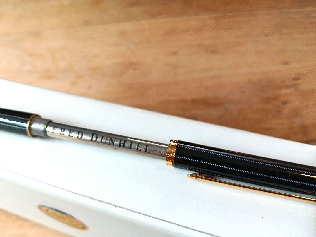 希少 A.DUNHILL ダンヒル ボールペン ニュージェムライン ゴールド