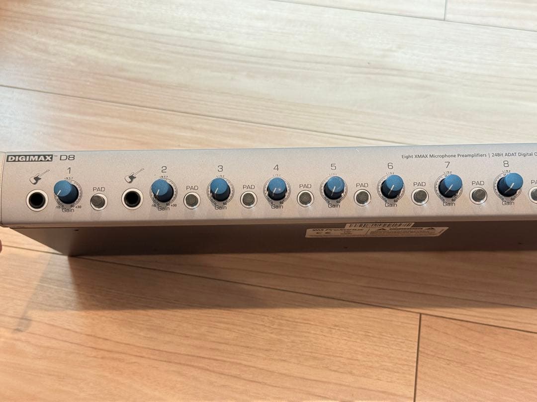 DIGIMAX D8 8チャンネル　マイクプリアンプ