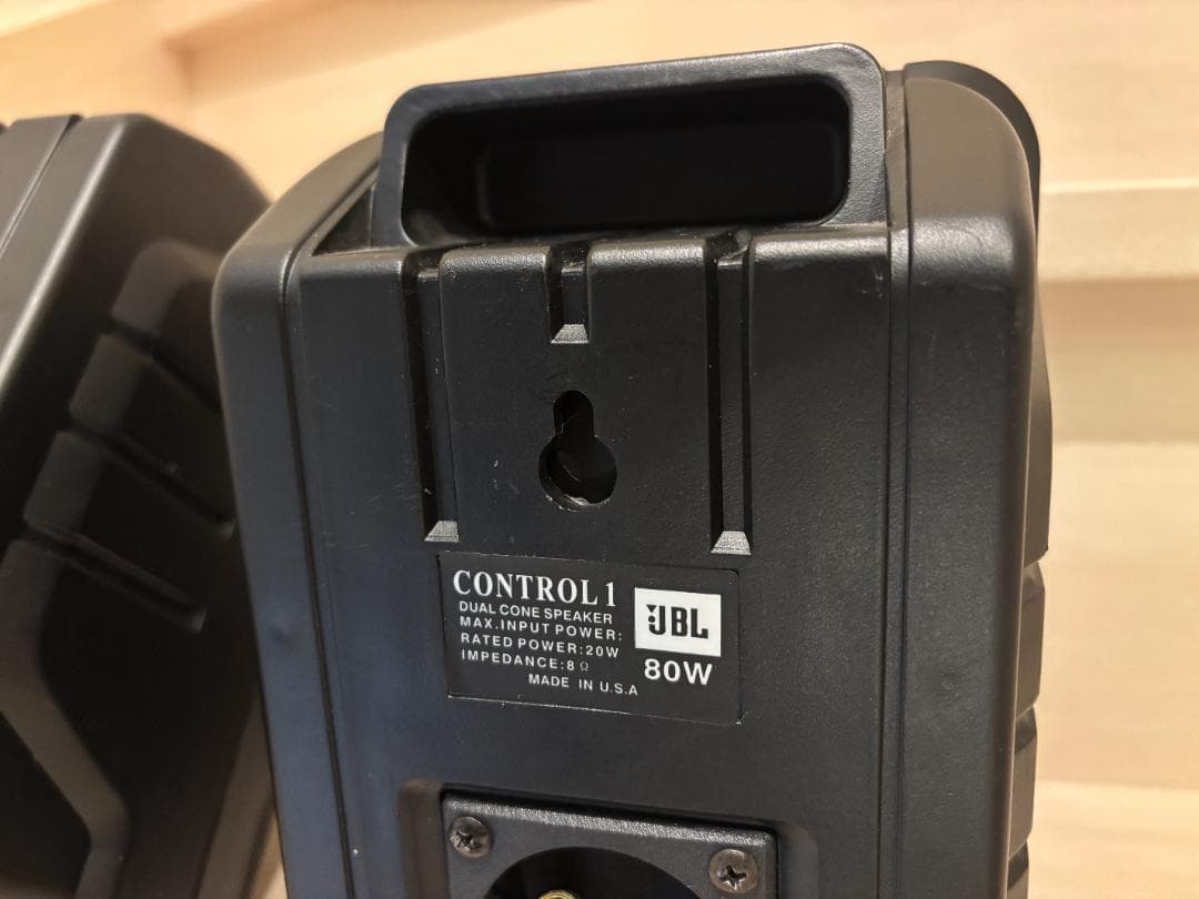 JBL 2way モニタースピーカー Control 1 ターミナル交換済