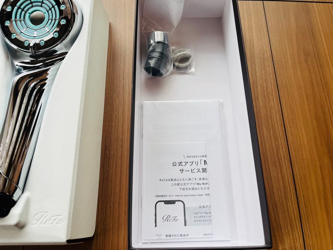ReFaリファファインバブルU シャワーヘッド新品 未使用1番人気のシルバー