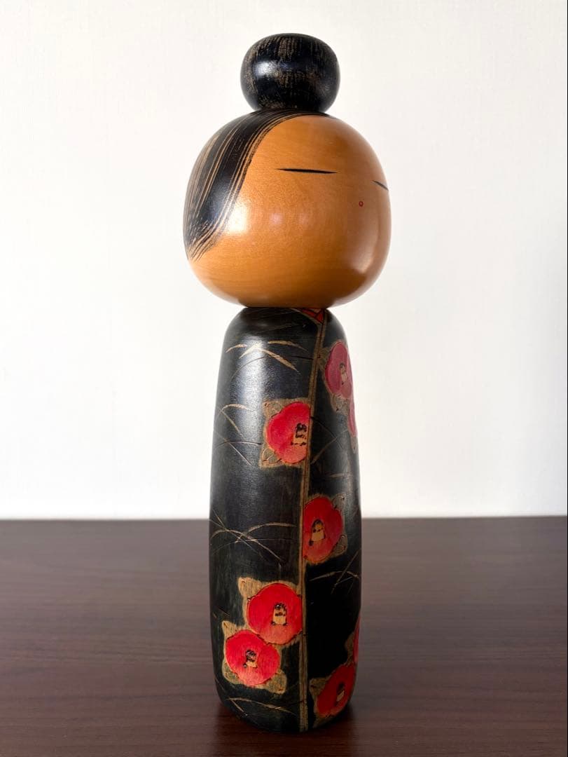関口 東亜 Toa 創作 こけし kokeshi 人形 椿 可愛い 美