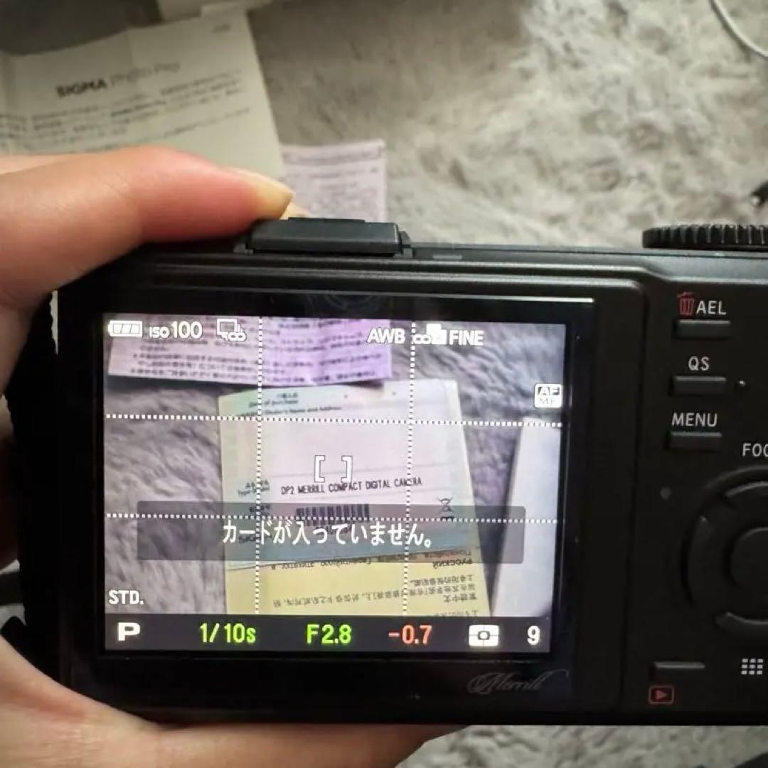 SIGMA DP2 Merrill コンパクトデジタルカメラ フルセット
