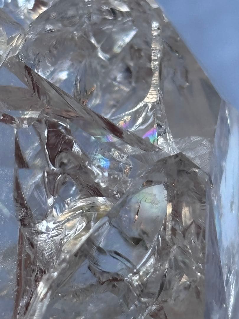 クラック水晶　天然水晶ポイント　ブラジルバイーア産　ツーソン新着　インテリア鉱物