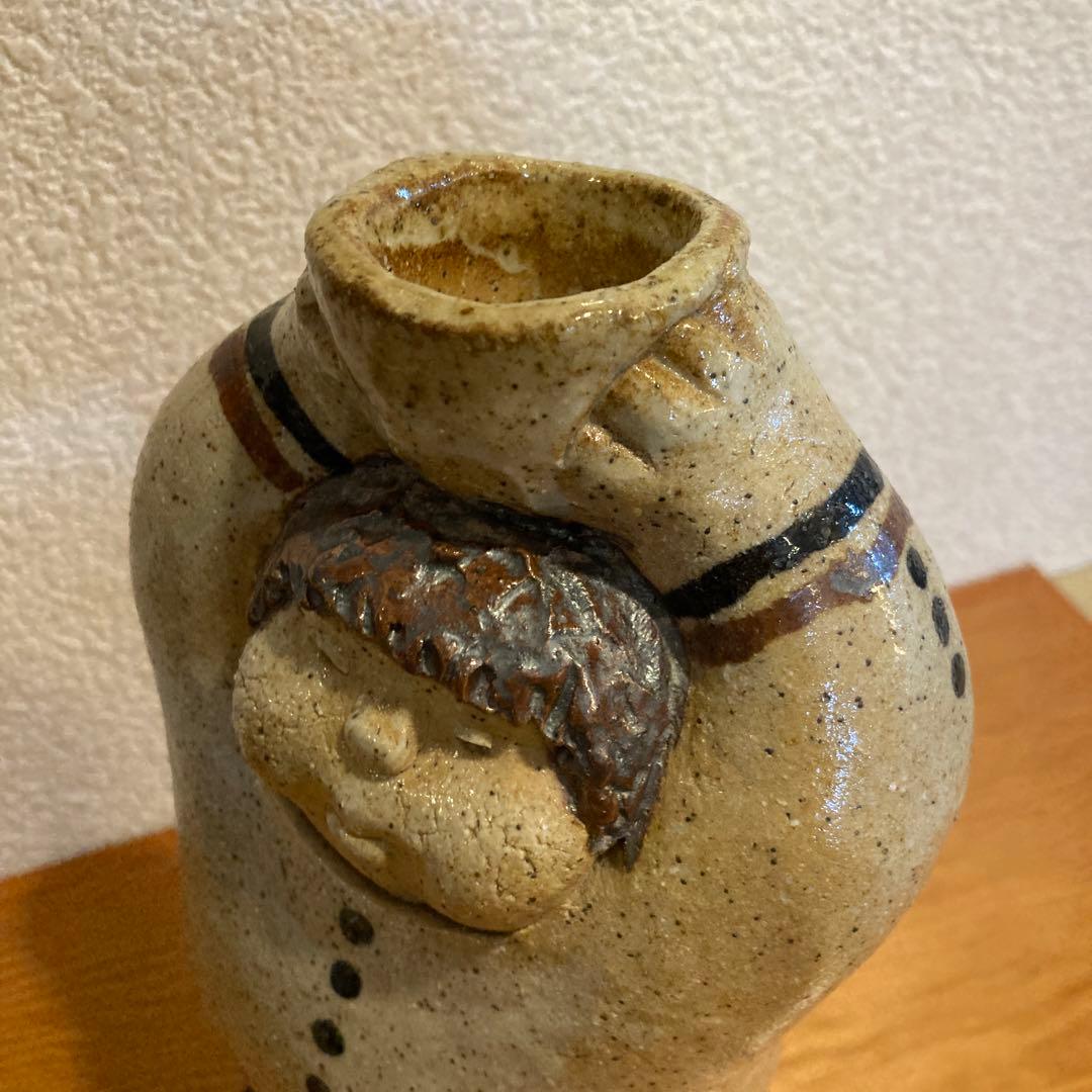 陶人形　阿部和唐　陶芸家　一点物