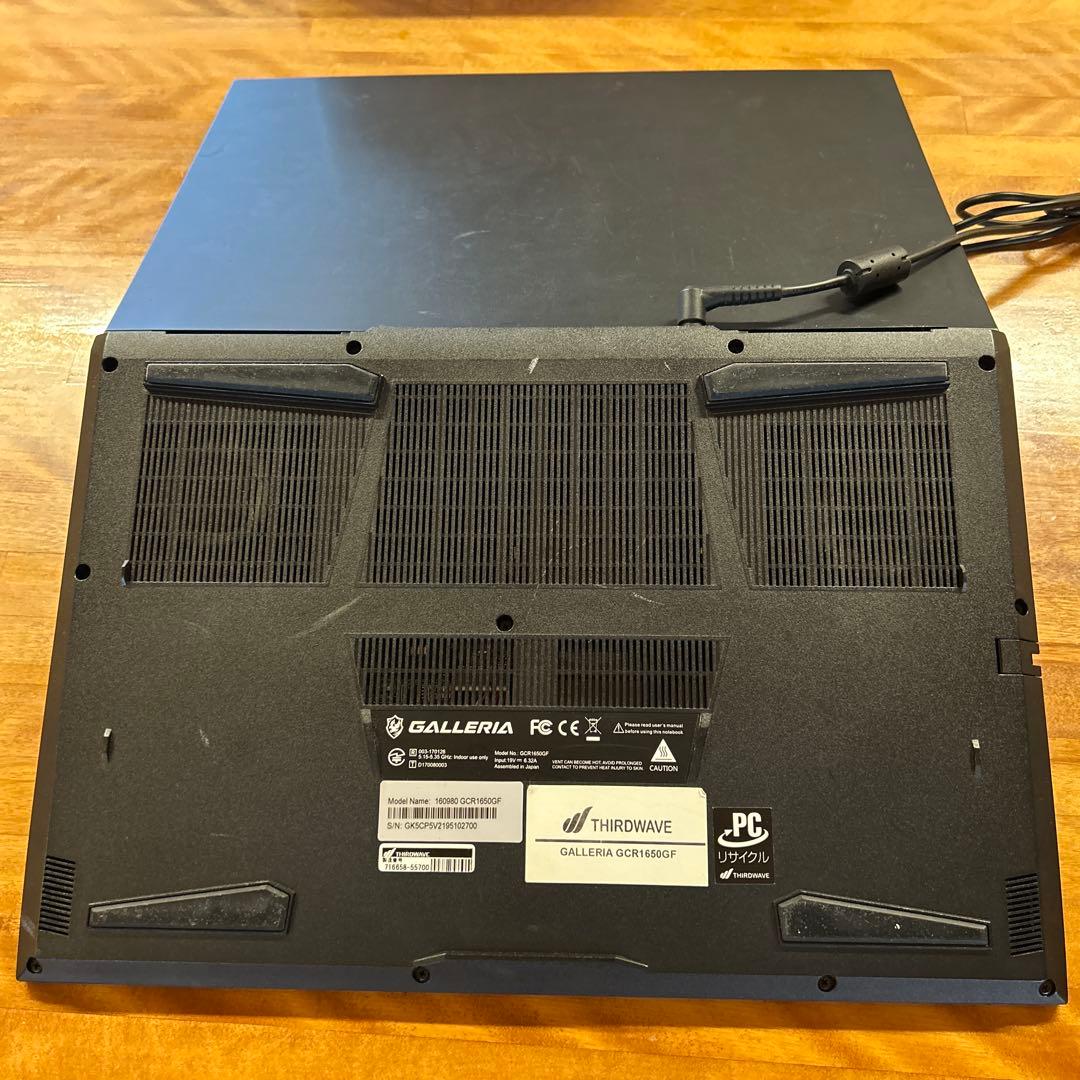 GALLERIA GTX1650 ゲーミングノートPC 周辺機器セット