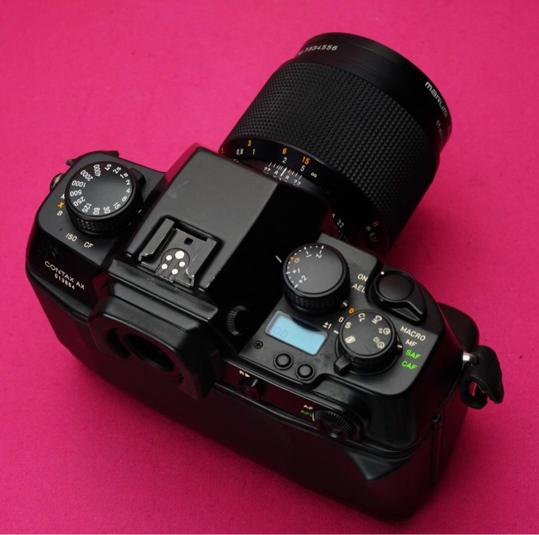 最強AFフィルムカメラ❤️コンタックスAX Zeissダブルレンズセット