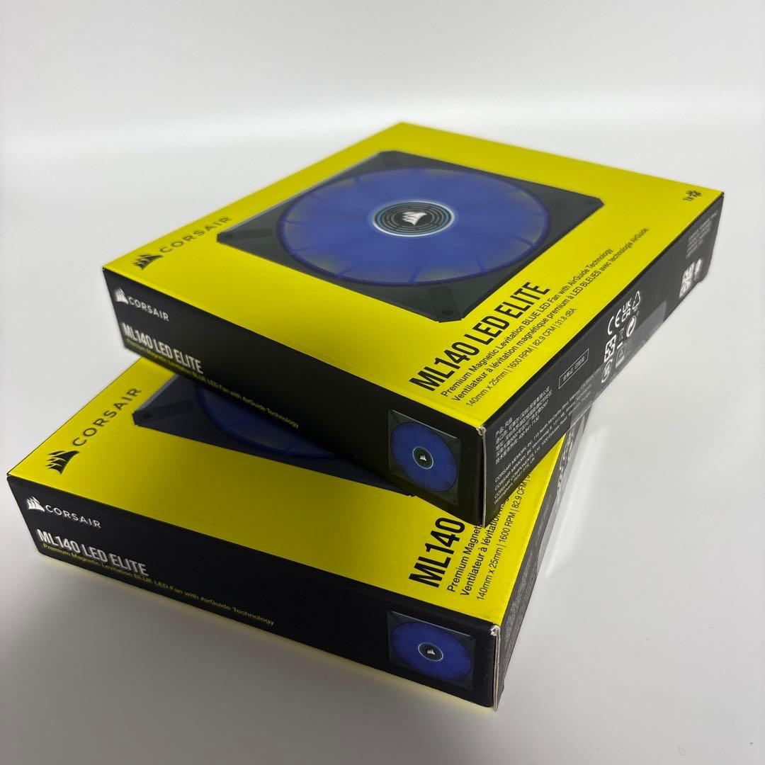 CORSAIR ML140 LED ELITE ブルー 2個セット
