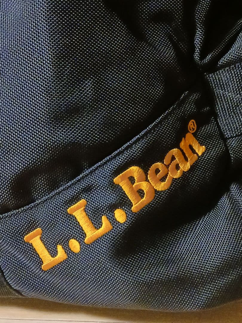 L.L.Bean ボストンバッグ 黒 メッシュポケット付