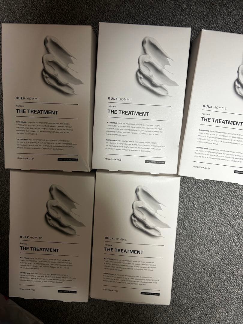 BULK HOMME THE TREATMENT 180g 5個セットとおまけ