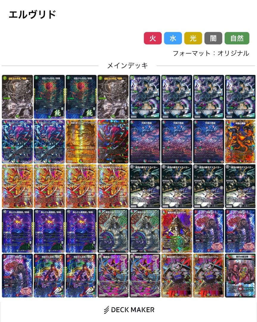 デアリヴリドガルド　デッキ