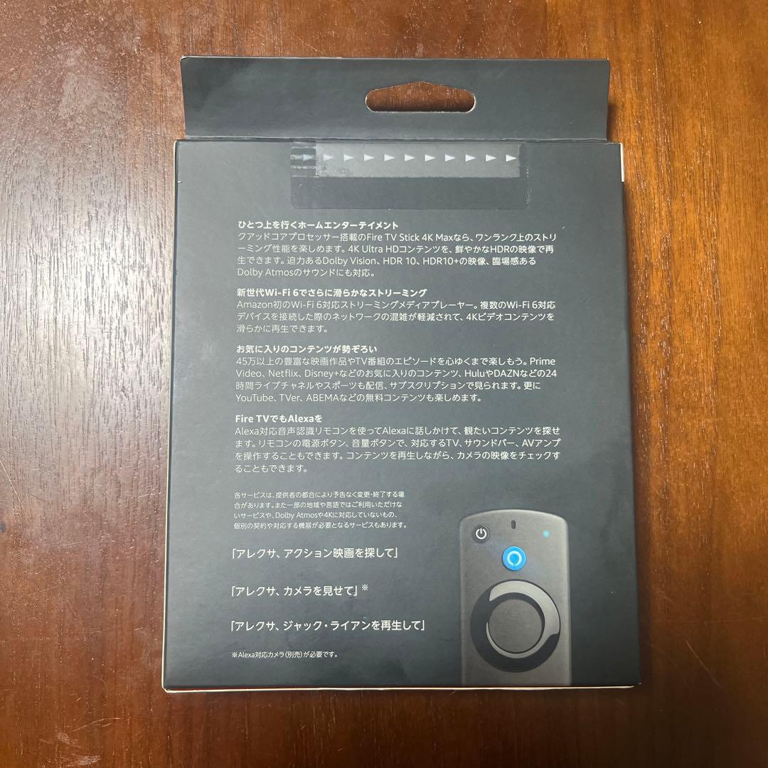 【未開封品】Fire TV Stick 4K MAX Wi-Fi6 amazon