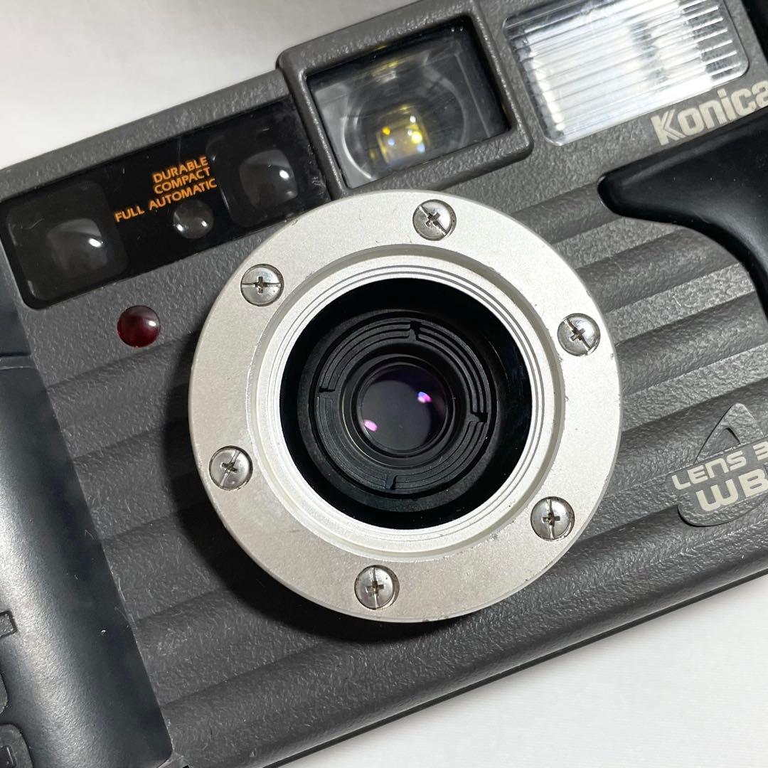 【完動品】Konica 現場監督 LENS 35WBフィルムカメラ 動作確認済み