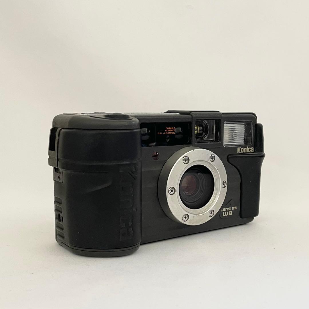 【完動品】Konica 現場監督 LENS 35WBフィルムカメラ 動作確認済み