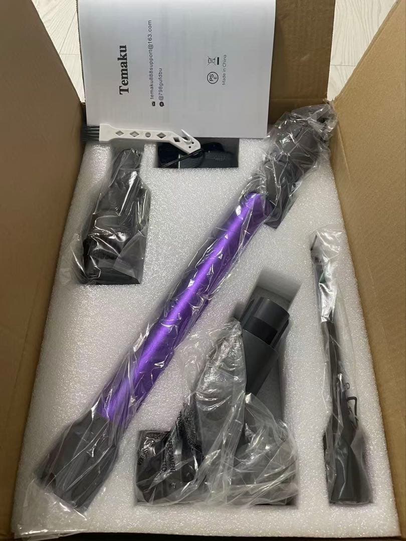 掃除機 コードレス135Kpa 超強吸引　サイクロン軽量 LEDライト AI検知