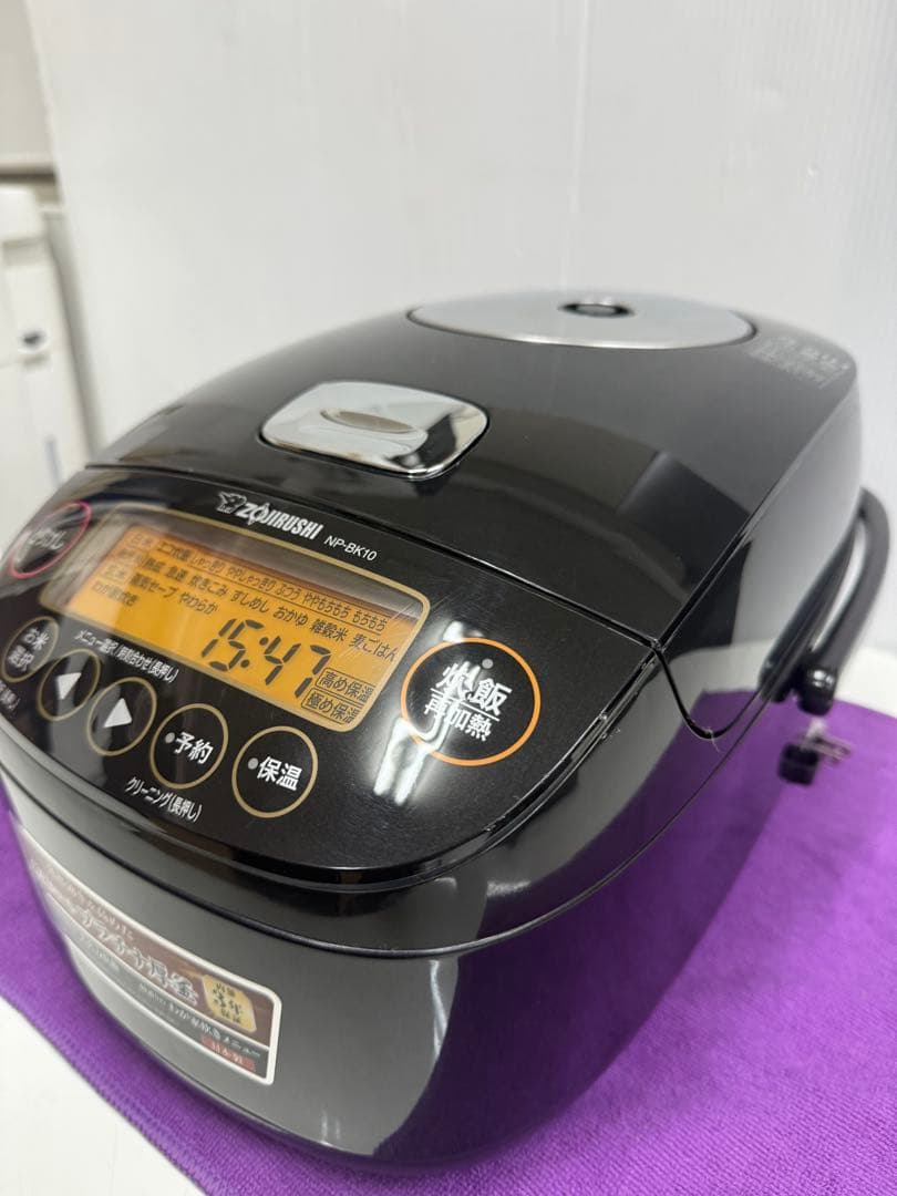 象印 圧力IH炊飯ジャー NP-BK10 1.0L ブラック 2021年製