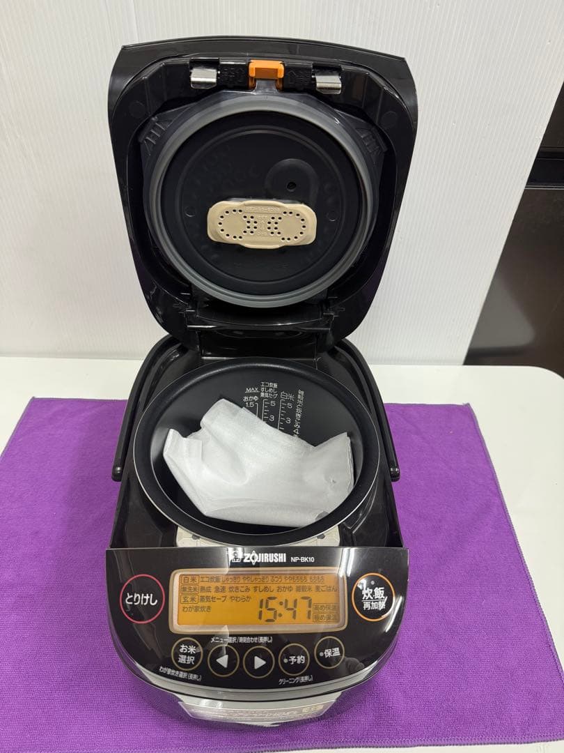 象印 圧力IH炊飯ジャー NP-BK10 1.0L ブラック 2021年製