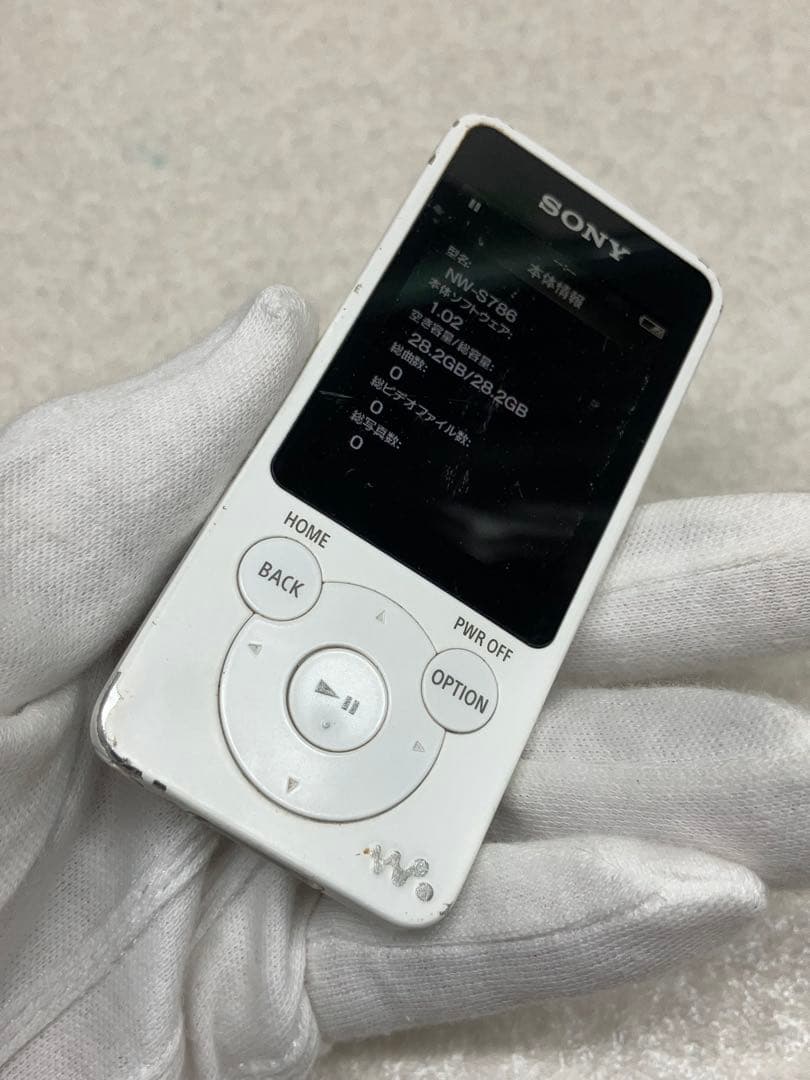【希少品】SONY ウォークマン NW-S786 32GB ホワイト 白