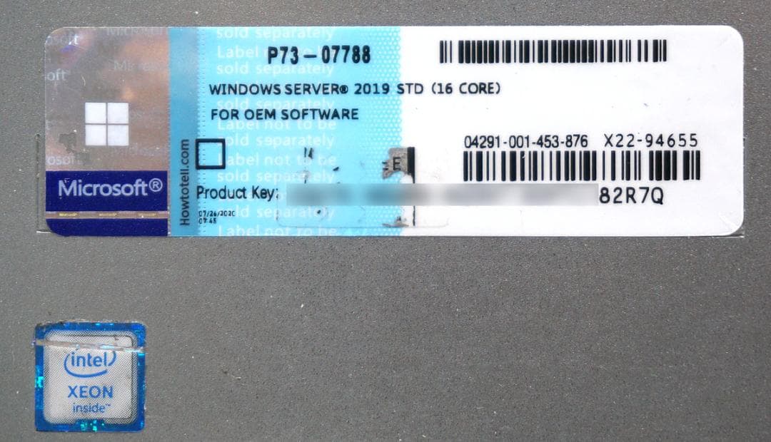 WinSvr2019搭載 NEC Express5800 R120h-1E