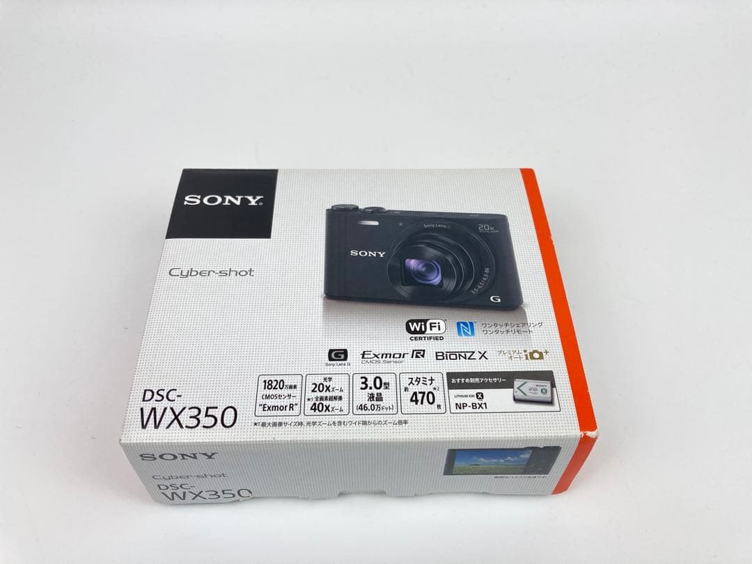 【極美品】SONY Cyber-shot WX350 ホワイト コンデジ