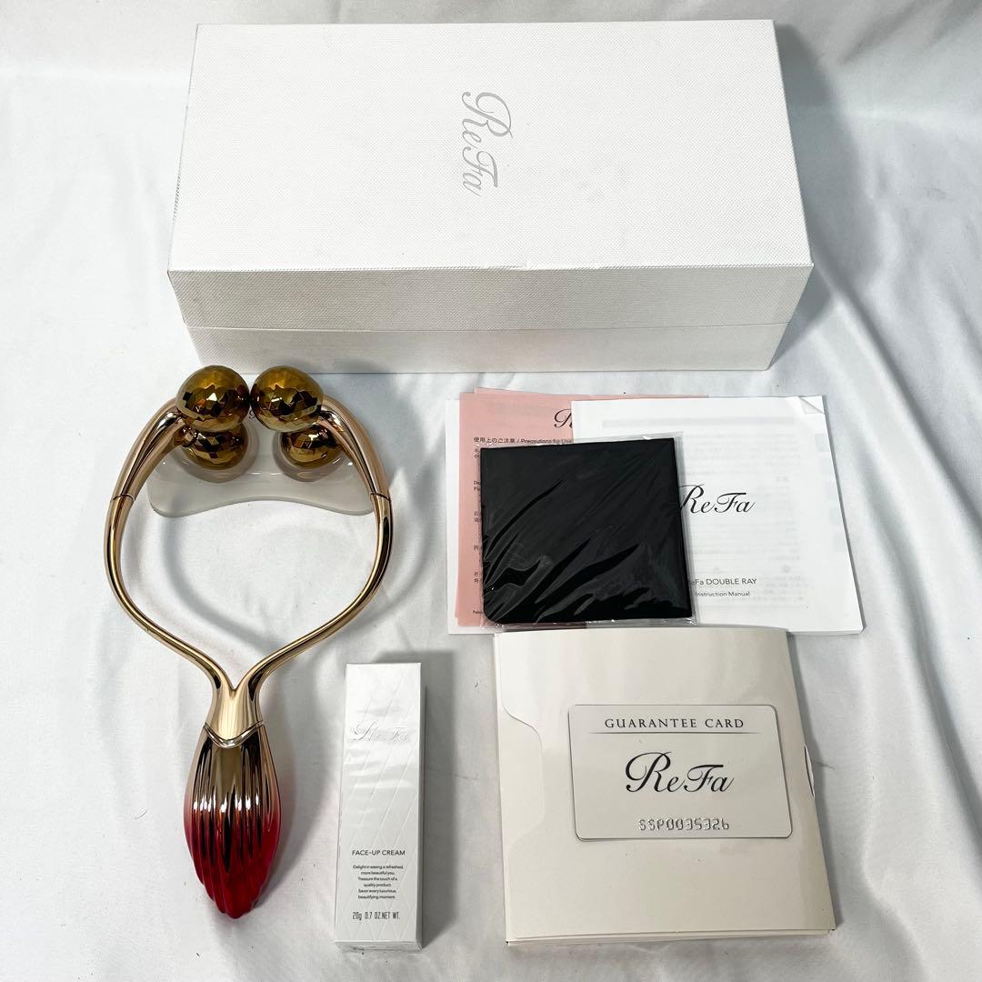 ReFa リファ DOUBLE RAY ダブルレイ レッド　クリーム付