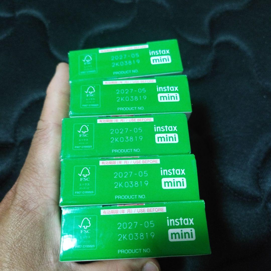 FUJIFILM instax mini インスタントフィルム 5パック