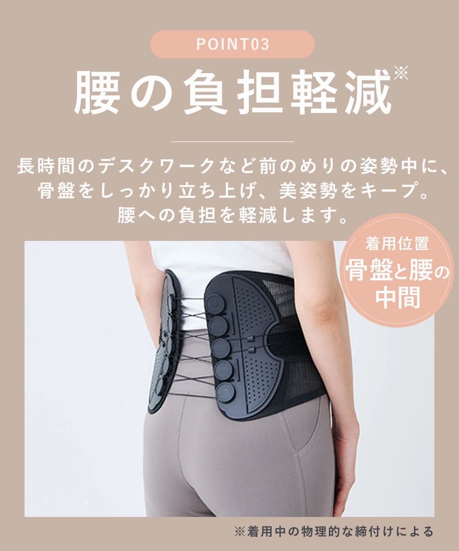 【新品未使用品】骨盤スマートベルト Sサイズ