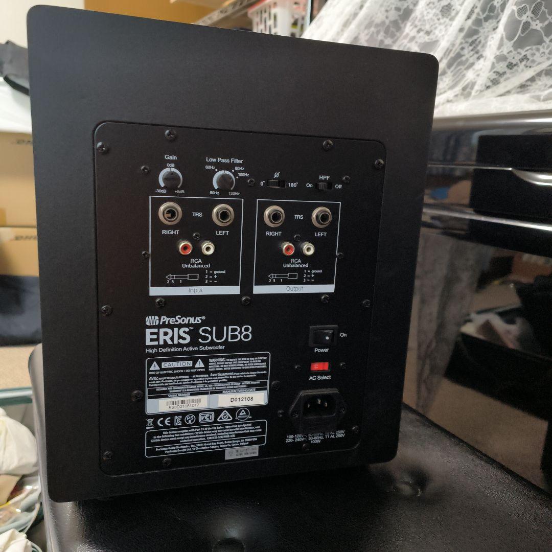 PreSonus Eris SUB8 アクティブサブウーファー