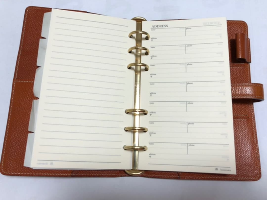 ノート・メモ帳 ASHFORD BIBLE SIZE SYSTEM NOTE BINDER