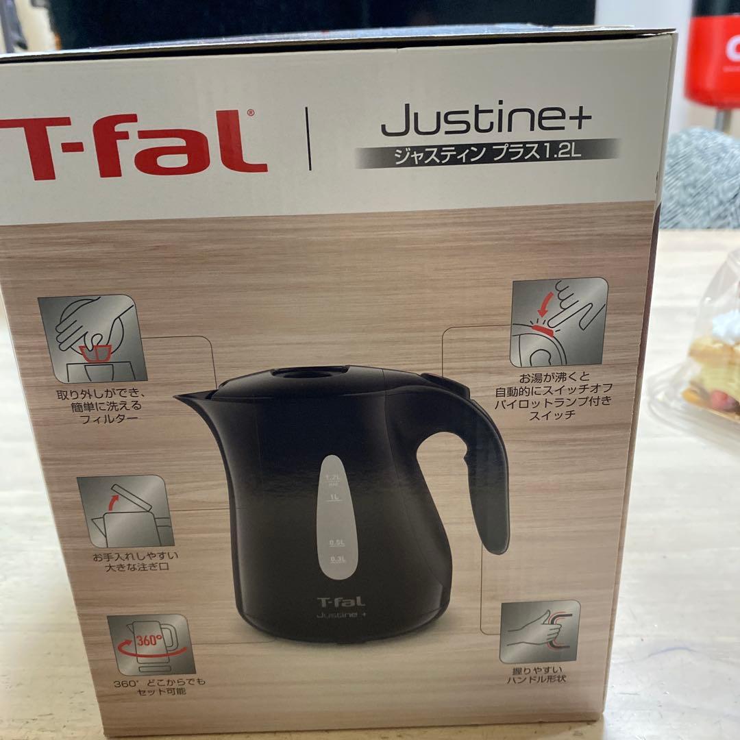 新品　T-fal Justine+ 電気ケトル 1.2L ブラック